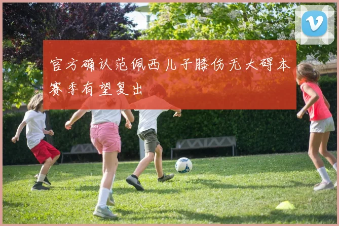 官方确认范佩西儿子膝伤无大碍本赛季有望复出